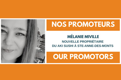 New promoter: Mélanie Miville