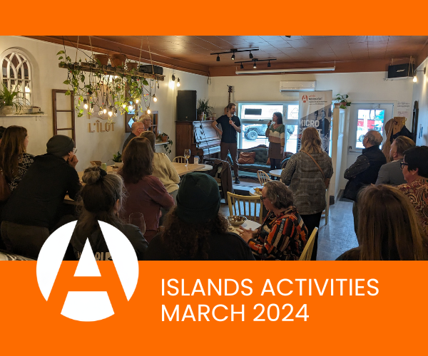 A review of March activities on the Magdalen Islands